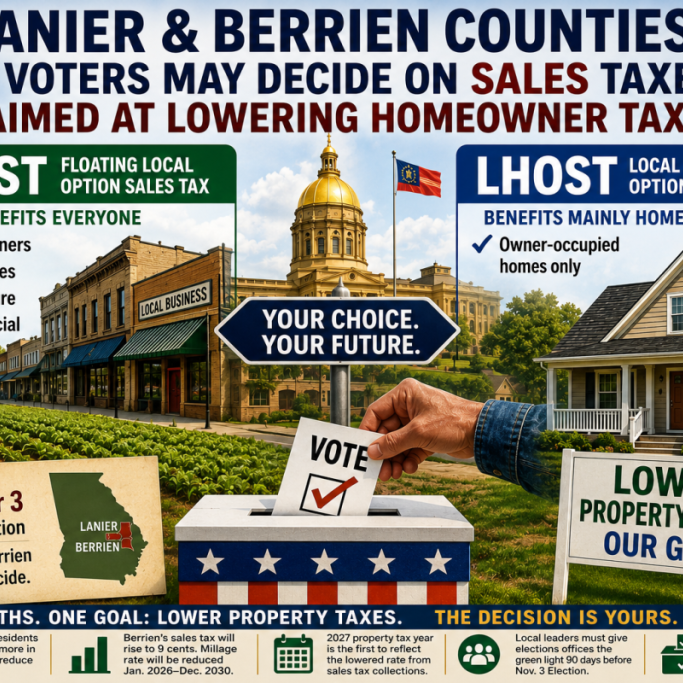 Lanier Berrien counties voters may decide on sales tax