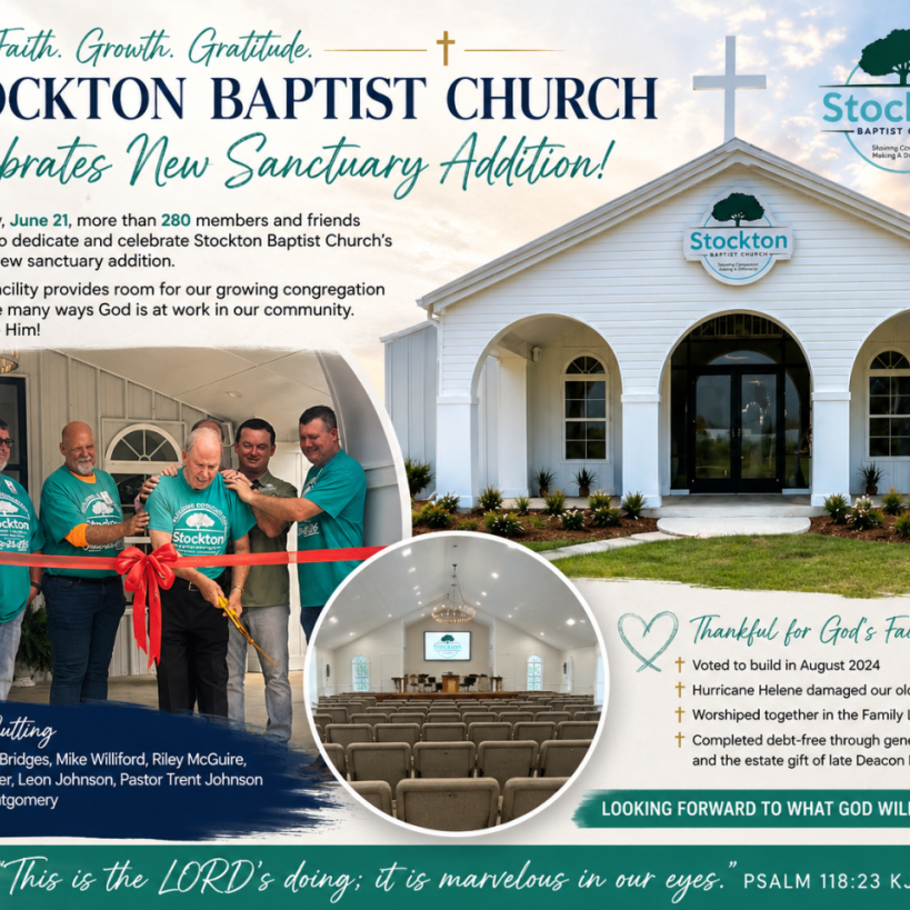 stockton baptist church celebrating new sanctuary 202