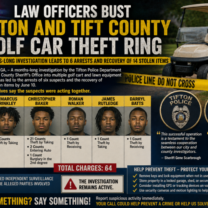 tifton and tift county golf car theft ring