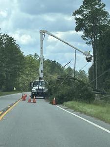 Crews at work Lakeland, GA